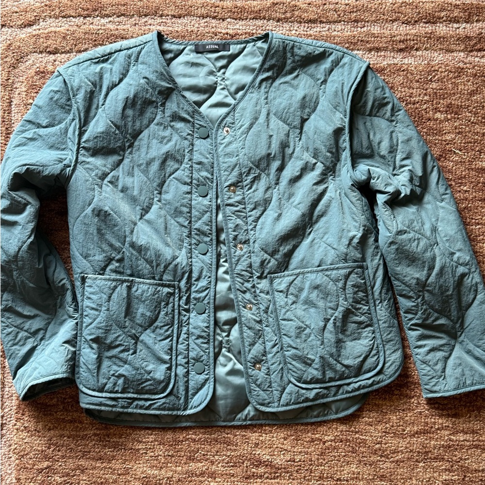 Quilted jacket - so cozy and silky